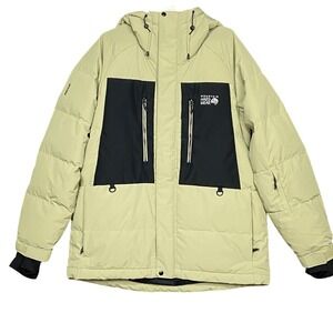 Mountain Hardwear Mens‎ Small First Tracks Down Jacket Green DRY.Q RECCO NWT